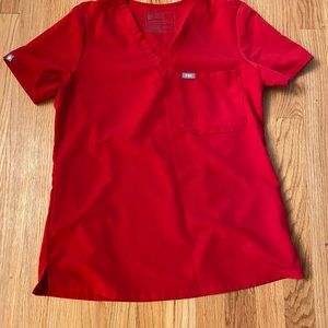 Figs scrubs Winning Red size small Caterina top